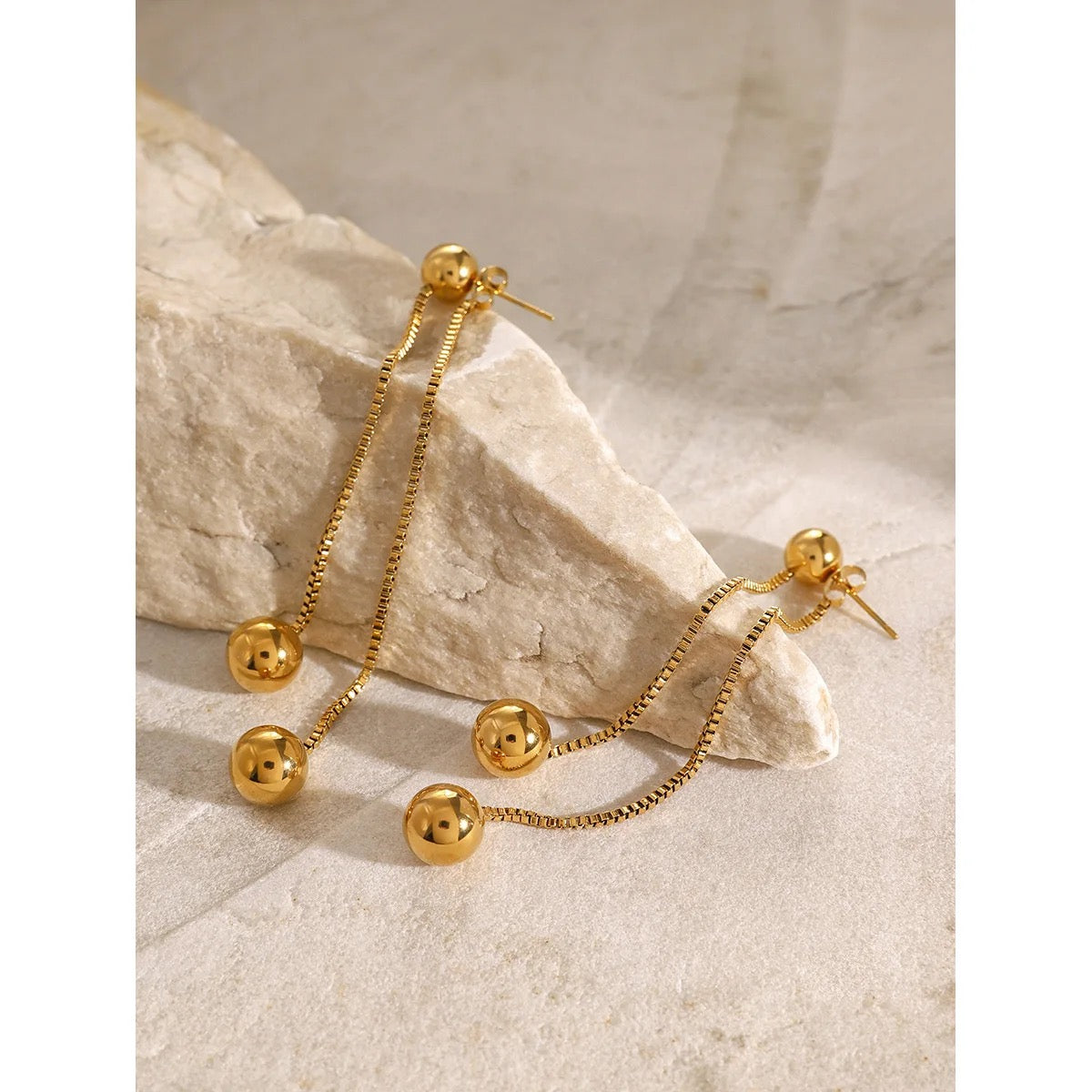 Astra Long Drop Earrings