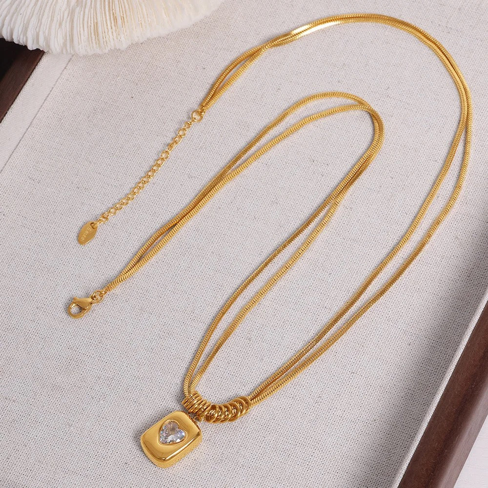 Heart of Radiance
Pendant Necklace