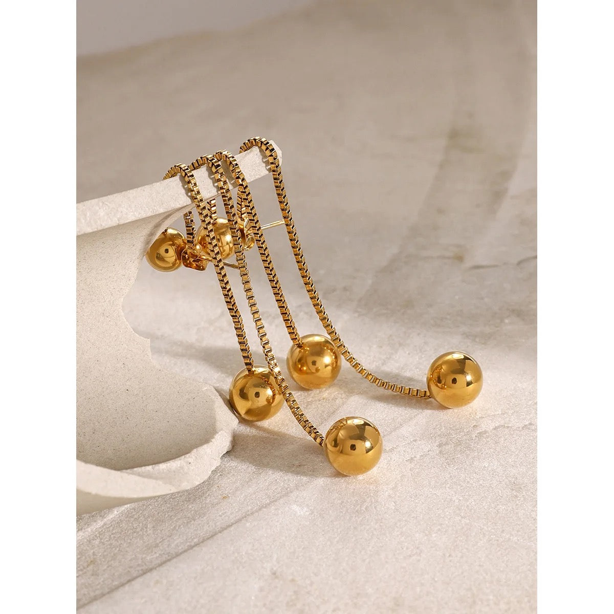 Astra Long Drop Earrings