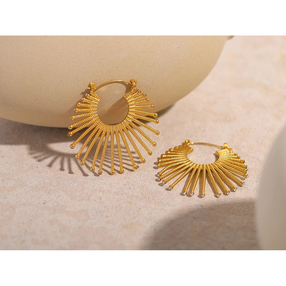 Solara Hoop Earrings