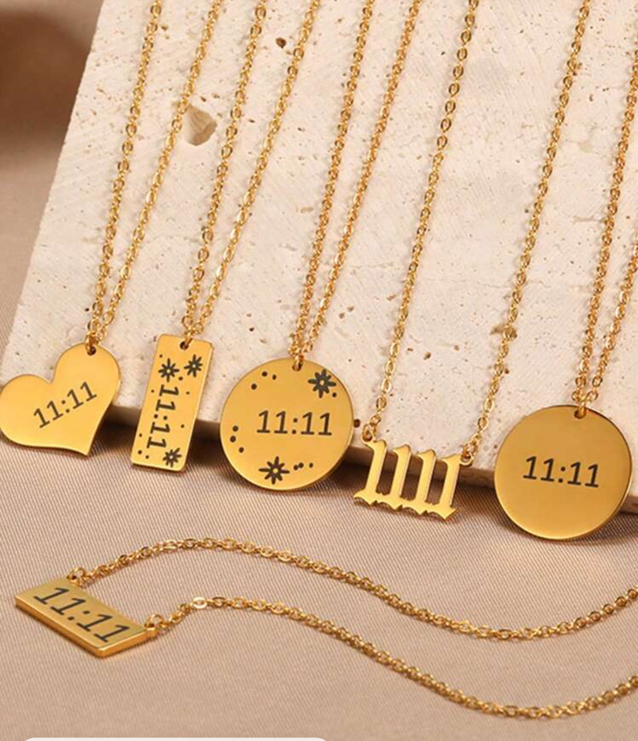 11:11 Angel Number Necklace - Spiritual Awakening Jewelry