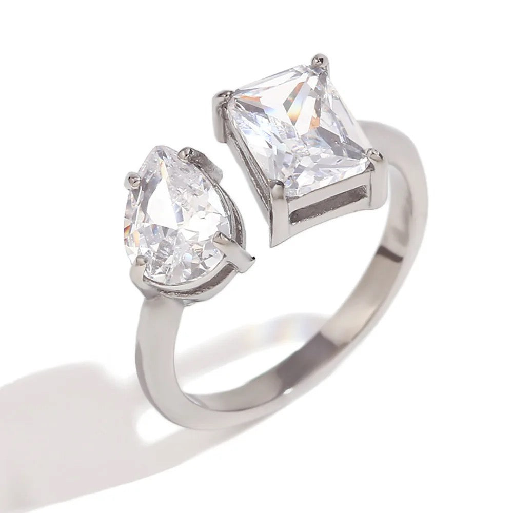 Double Delight CZ Ring