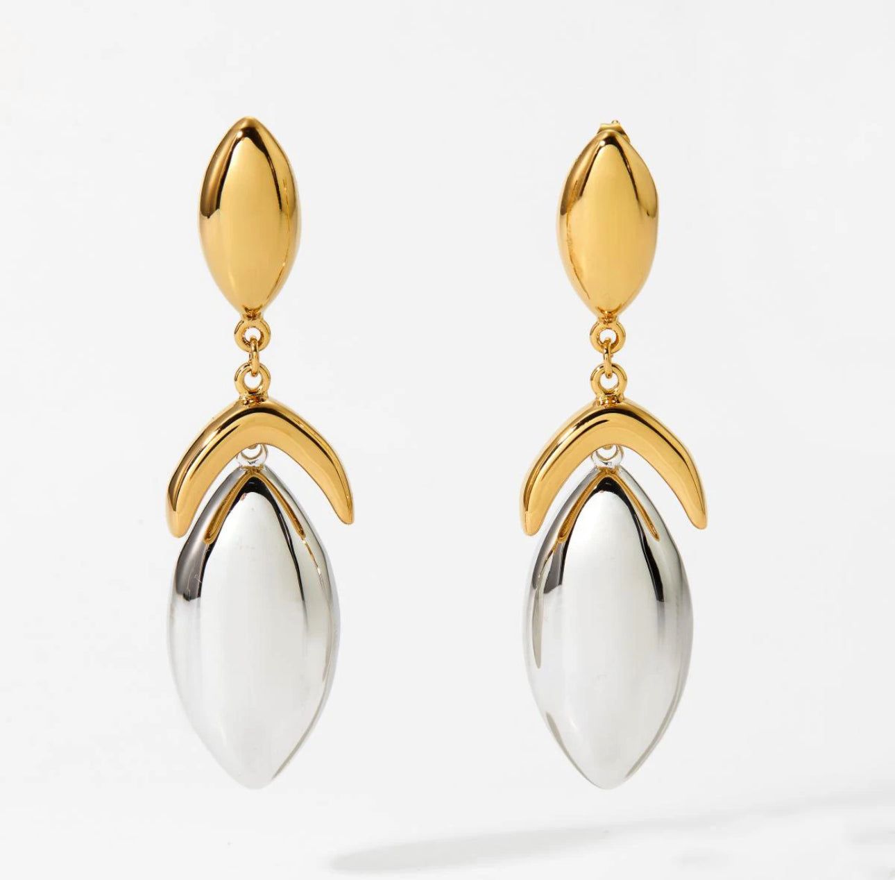 Asha Leaf Drop Earrings