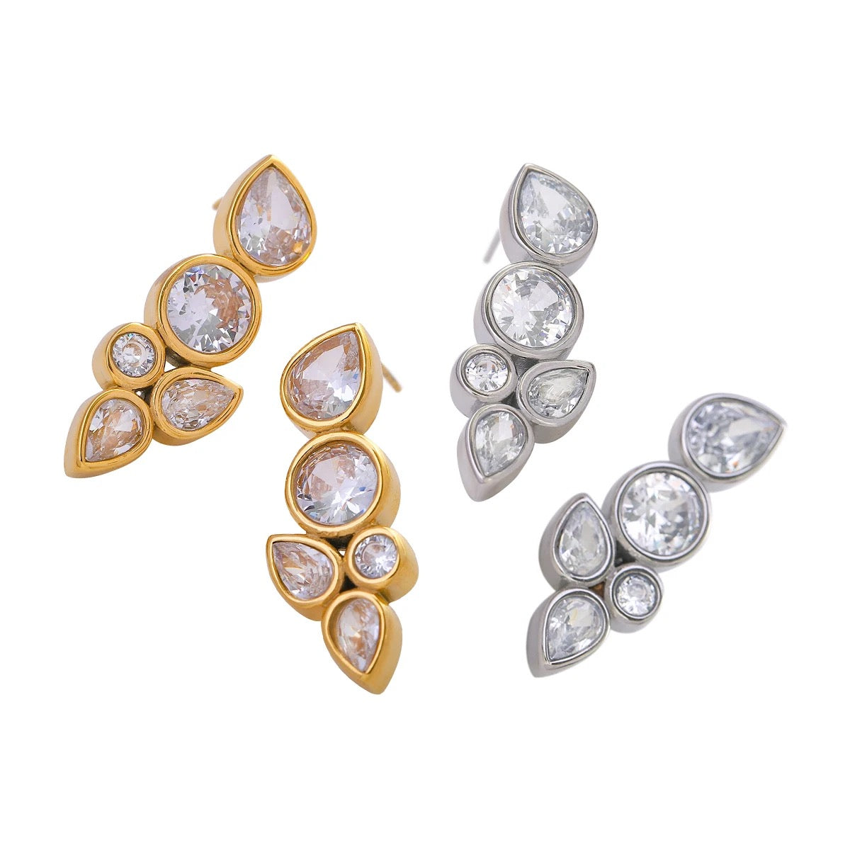 Blaithin Daisy Drop Earrings