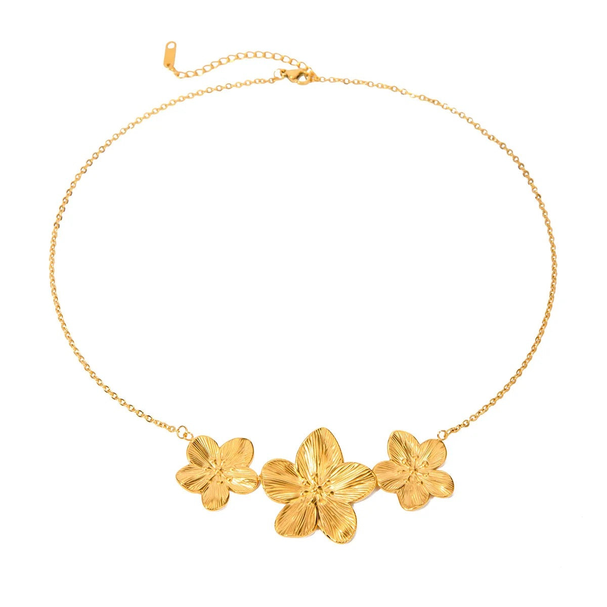 Aruna Floral Trio Necklace