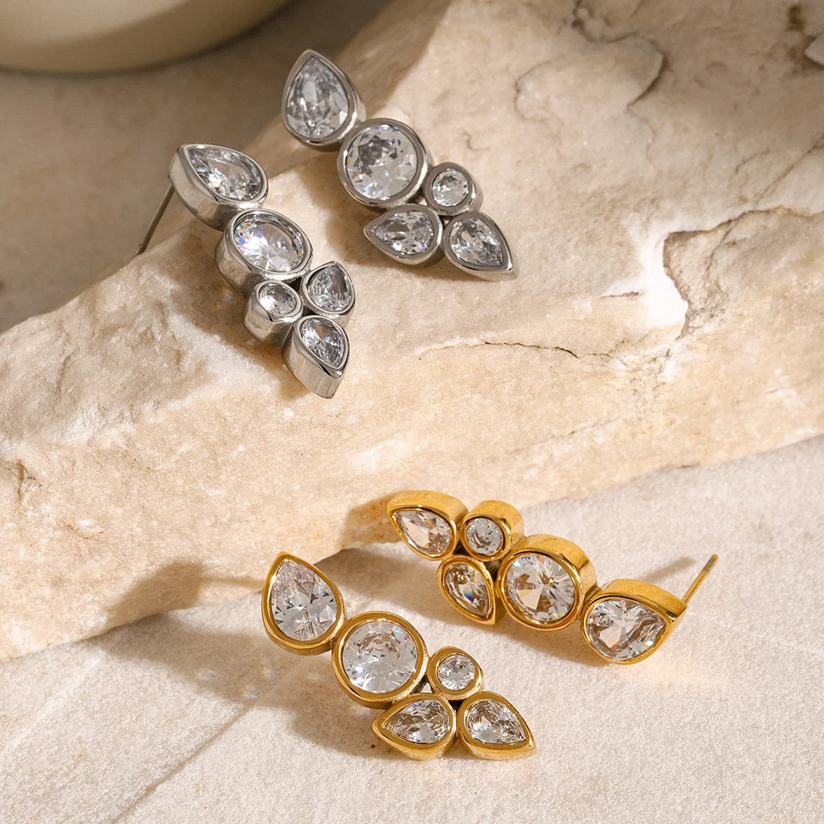 Blaithin Daisy Drop Earrings