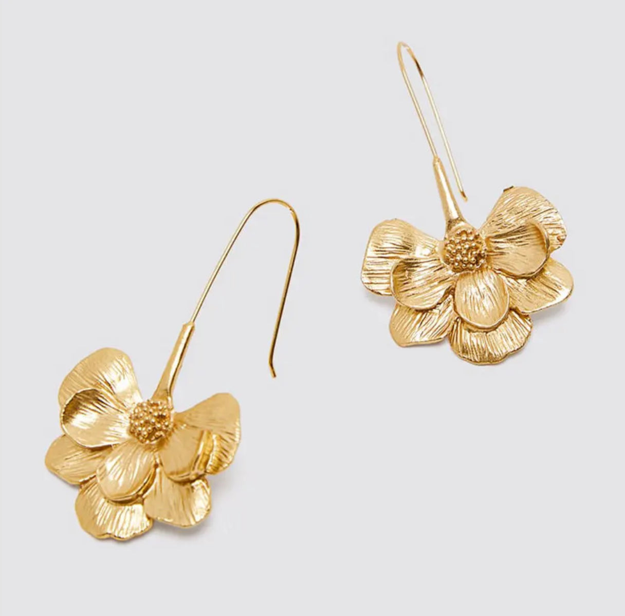 Golden Orchid Elegance Earrings - Embrace Nature’s Luxe