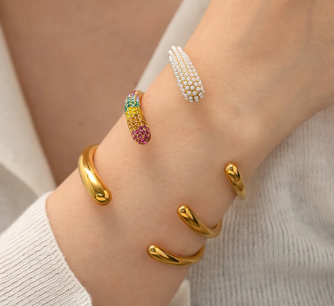 Radiance Adjustable Bangles